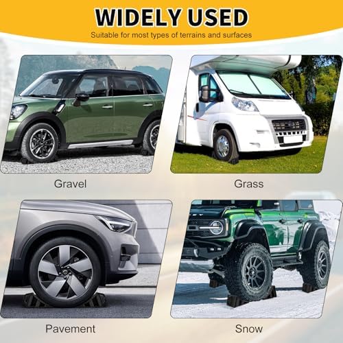 4-Pack Hard Plastic RV Wheel Chocks - Image 7