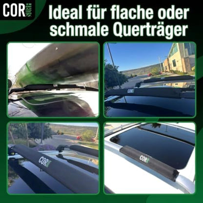 COR Surf Aero Roof Rack Pads, No-Scratch Tie Down Straps, 28in Narrow 10ft - Image 5
