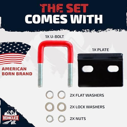 Vehiclex 2-Pack Anti-Rattle Hitch Tightener Clamps - Image 4