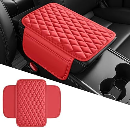 Leather Waterproof Car Armrest Console Pad - Image 2