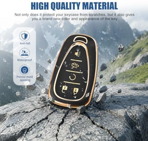 for Chevy Key Fob Cover, 5 Buttons TPU Key Cover - Image 3