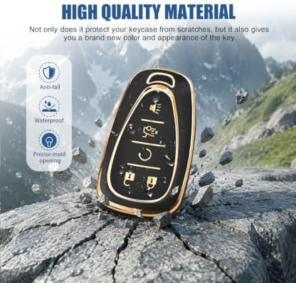 for Chevy Key Fob Cover, 5 Buttons TPU Key Cover - Image 3