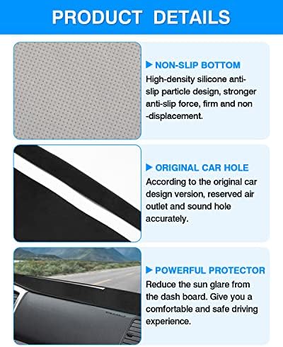 Autorder Dashboard Cover Mat for 2005-2015 Toyota Tacoma Pickup Accessories - Image 6