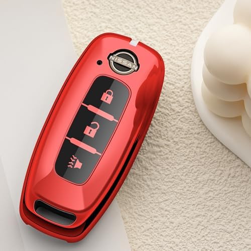 for Nissan Key Fob Cover 3 Buttons Car Key Case Sentra Kicks Pathfinder Rogue - Image 5