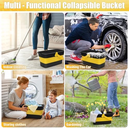Collapsible Mop Bucket for Cleaning - Image 5