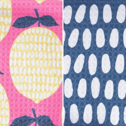 Ritz 6-Piece Lemon & Speckle Microfiber Dish Cloth Set – Retro Citron Grove & - Image 2