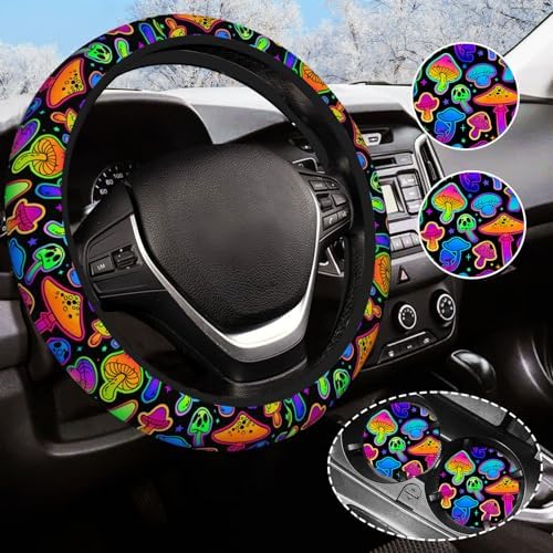 Mushroom Steering Wheel Cover Anti-Slip Universal by Olemier