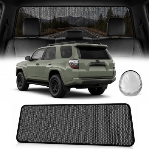Rear Window Shade for Toyota 4Runner 2017-2024 Breathable Mesh Sunshade by Unknown