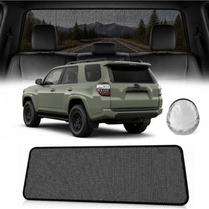 Rear Window Shade for Toyota 4Runner 2017-2024 Breathable Mesh Sunshade by Unknown