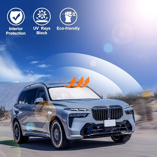 Windshield Sun Shade for 2021-2025 2026 BMW X7 3.0L xDrive40i - Image 6