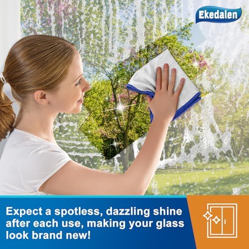 Ekedalen Microfiber Cleaning Cloth Lint Free Glass Polish - Image 3