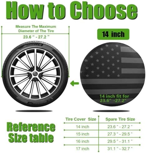 14 Inch Thickening Spare Tire Cover - Image 2