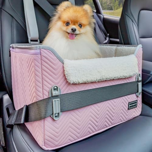 PETSFIT Dog Car Seats for Small Dogs, Portable Puppy Car Saet for Car by Petsfit