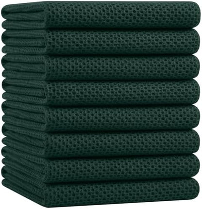 Homaxy 100% Cotton Oversized Waffle Weave Kitchen Towels 8-Pack by Homaxy