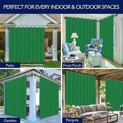 PureFit Outdoor Curtains for Patio Waterproof Weatherproof Outside Curtains - Image 5