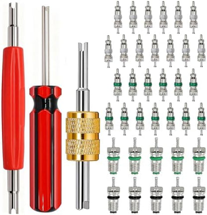 TWTADE Air Conditioning Valve Core Kit by TWTADE