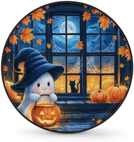 Halloween Spare Tire Cover Waterproof Dust-Proof Spare Wheel Covers by Unknown