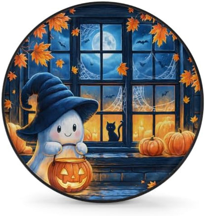Halloween Spare Tire Cover Waterproof Dust-Proof Spare Wheel Covers by Unknown
