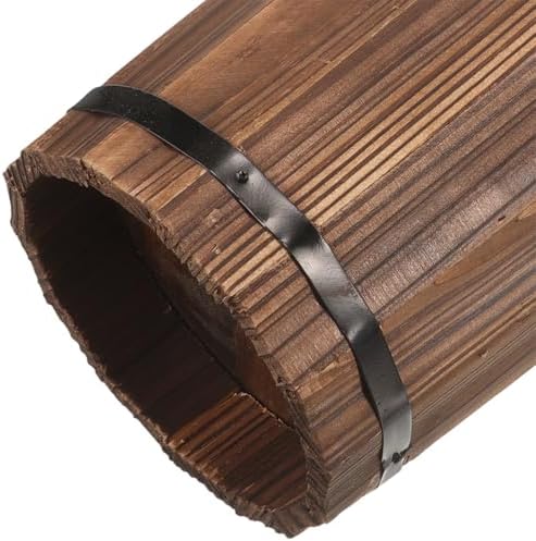PRETYZOOM Wooden Umbrella Stand Umbrella Storage Stand - Image 3
