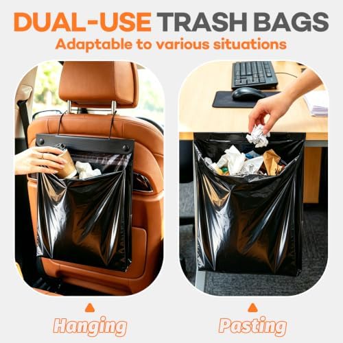 50 Count Hanging Car Trash Bags, Disposable Leak-proof Garbage Can - Image 4
