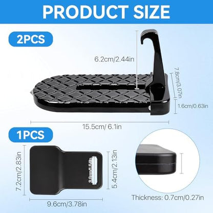 2 Pcs Car Door Step, Aluminum Alloy Car Door Latch Steps, Heavy Duty Doors - Image 2