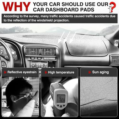 Autorder Dashboard Cover Mat for Chevy Chevrolet Camaro 1997 1998 1999 2000 - Image 2
