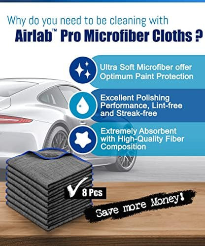 Airlab Glass Polishing Streak Free Miracle Cleaning Cloth - Image 2