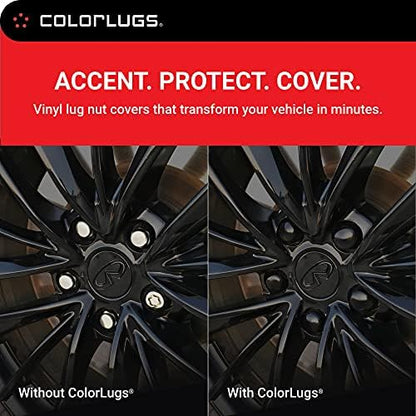 ColorLugs Vinyl Lug Nut Cover | Black | Flexible Fit Wheel Lug Nut Cap | Fits - Image 2