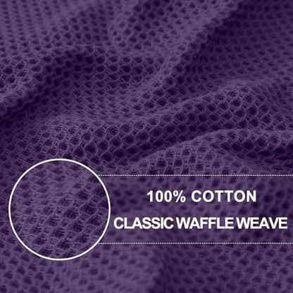 Homaxy 100% Cotton Waffle Weave Kitchen Dish Towels 4-Pack - Image 2