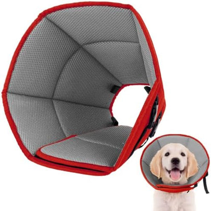Dog Cone Collar Soft Cone for Medium Dogs After Surgery Adjustable Elizabethan by Allroaring