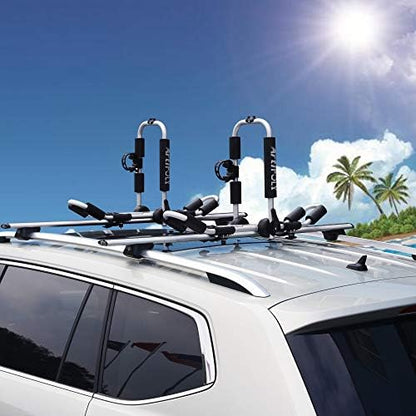 ARTIPOLY Kayak Roof Rack for 2 Kayaks, 4-in-1 Multifunction Bilateral Kayak & - Image 6