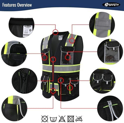 JKSafety Reflective Safety Vest - Image 4