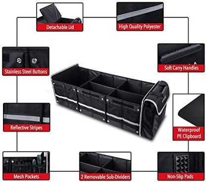 Farasla Waterproof Car Trunk Organizer - Image 5
