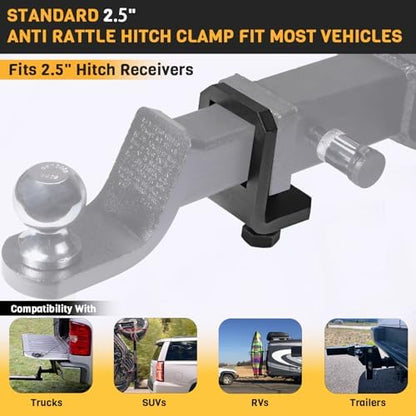 Anti Rattle Hitch Tightener 2.5 Inch, Trailer Hitch Anti Rattle Device - Image 2
