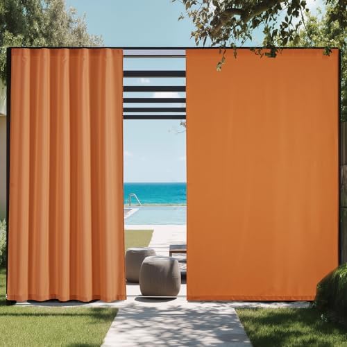 NICETOWN Canvas Rod-Free Outdoor Curtains by NICETOWN