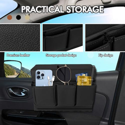 wuyaoyao Leather Car Window Armrest Storage Box - Image 3
