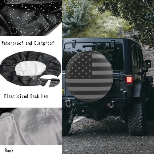 Waterproof Leather Spare Tire Cover - Image 3