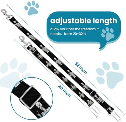 Adjustable pet cat and Dog car seat Belt，The Lanyard is Flexible and Adjustable - Image 2