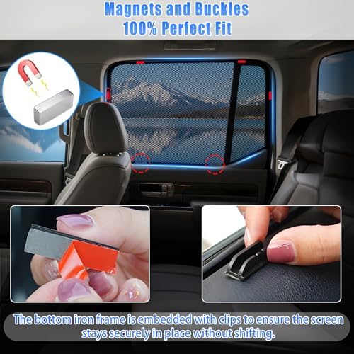 ZATOOTO Side Window Sunshades for Honda CRV 2023-2025, UV‑Block Breathable - Image 5