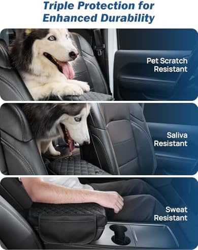 JOYTUTUS Center Console Cover for SUV Sedan, Thick Arm Rest Pad - Image 4