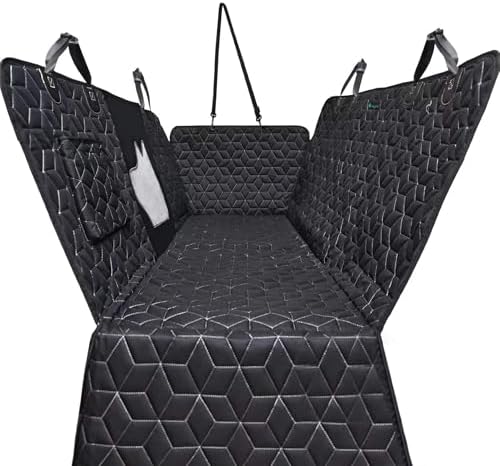 Meginc Dog Car Seat Cover for Back Seat, 600D Oxford Fabric Pet Seat Protector by Meginc