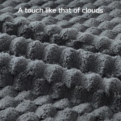 REDKISS 4 Pack Charcoal Gray Microfiber Bath Towels Large 30"x60" - Image 3