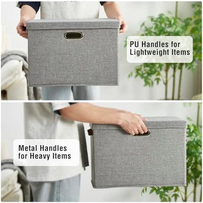17" Large Fabric Storage Box - Image 4