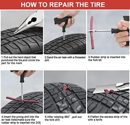 60 Pcs Tire Plugs Repair, Tire Repair Gum - Image 6