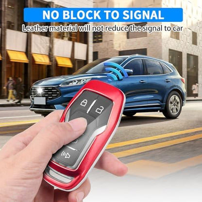 QBUC for Ford Key fob Cover, 4/5 Buttons Smart Key - Image 4