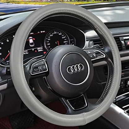 Haokay Heavy Duty Pure Cowhide Steering Wheel Cover SUV Car by HAOKAYAUTOPRODUCTS