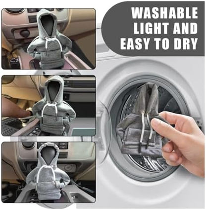 JOYCOURT Car Gear Shift Hoodie Auto Shifter Knob Cover - Image 5