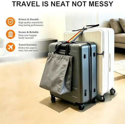 2 Pcs Luggage Straps for Suitcases, New Flexible and Adjustable Elastic - Image 4