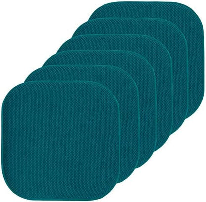 Sweet Home Collection Chair Cushion Memory Foam Pads Honeycomb Pattern Slip Non by SweetHomeCollection
