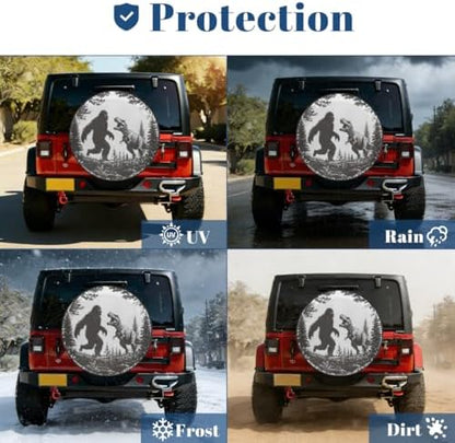 Bigfoot Spare Tire Cover Waterproof Dust-Proof Spare Wheel Covers - Image 7